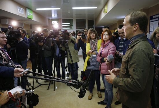 Prime Minister Medvedev visits Far Eastern Federal District. Kuril Islands