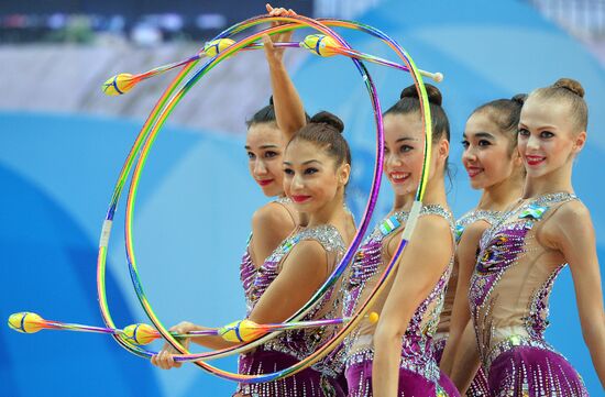 Rhythmic Gymnastics. World Cup. Day Two