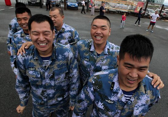 Sports events at Pacific Fleet's aquatic sports station in Vladivostok