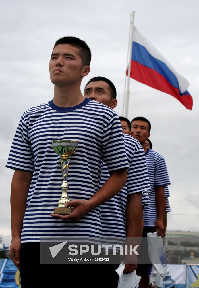 Sports events at Pacific Fleet's aquatic sports station in Vladivostok