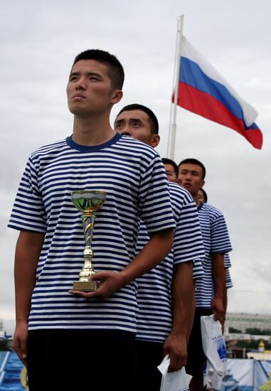 Sports events at Pacific Fleet's aquatic sports station in Vladivostok