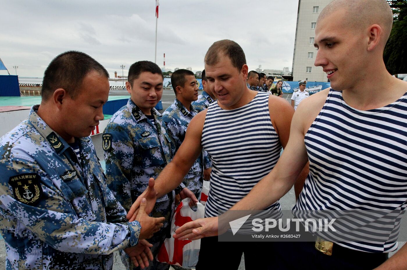 Sports events at Pacific Fleet's aquatic sports station in Vladivostok