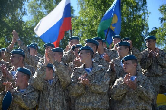CSTO's Collective Rapid Deployment Forces hold Interaction 2015 drill