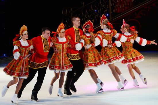 Ice show "The Bird of Happiness" premieres at Russian Song Theater