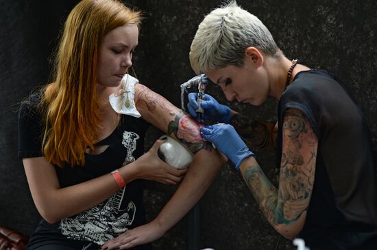 Tattoo festival in Novosibirsk
