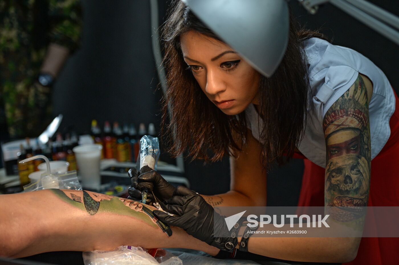 Tattoo festival in Novosibirsk