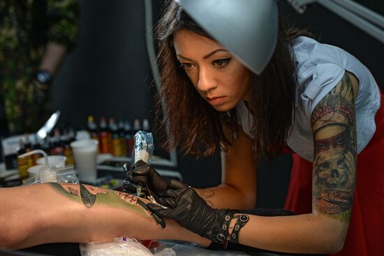 Tattoo festival in Novosibirsk