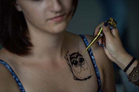 Tattoo festival in Novosibirsk