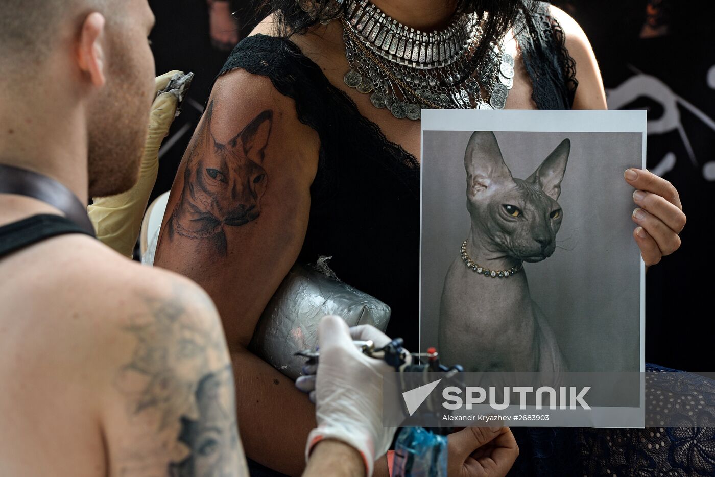 Tattoo festival in Novosibirsk