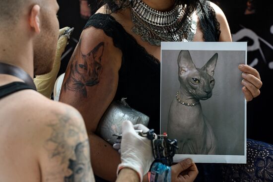 Tattoo festival in Novosibirsk