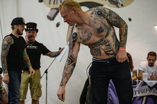 Tattoo festival in Novosibirsk
