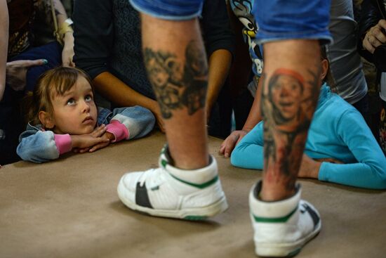 Tattoo festival in Novosibirsk