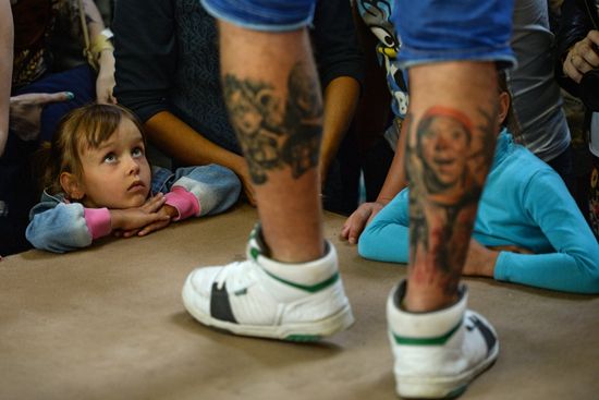 Tattoo festival in Novosibirsk