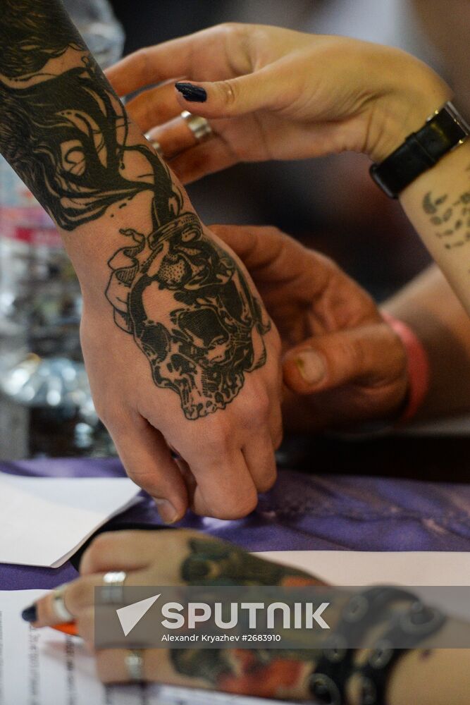 Tattoo festival in Novosibirsk