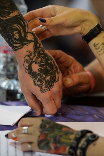 Tattoo festival in Novosibirsk