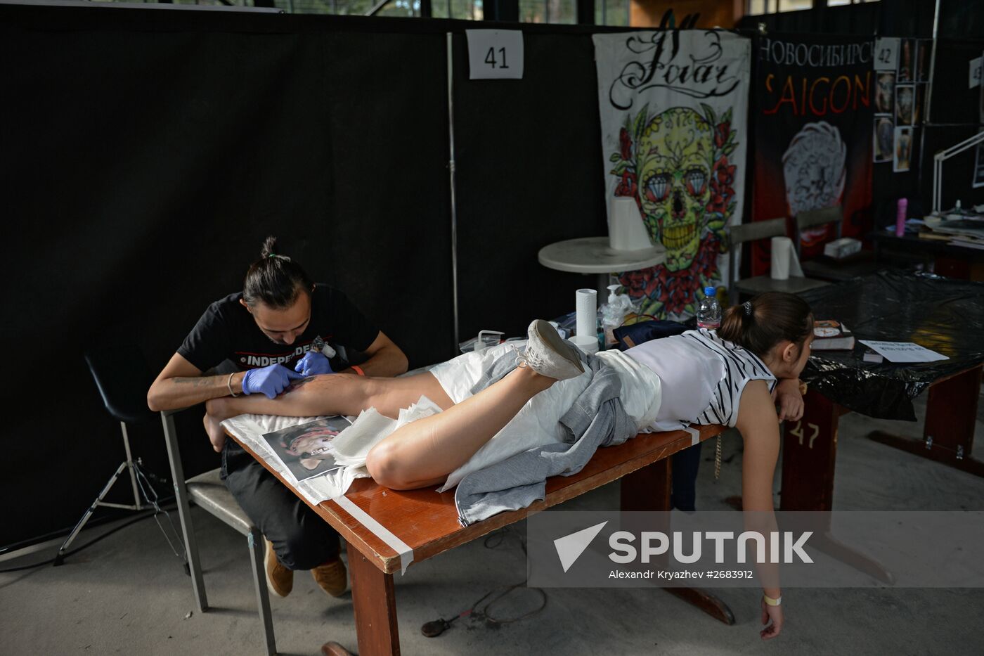 Tattoo festival in Novosibirsk
