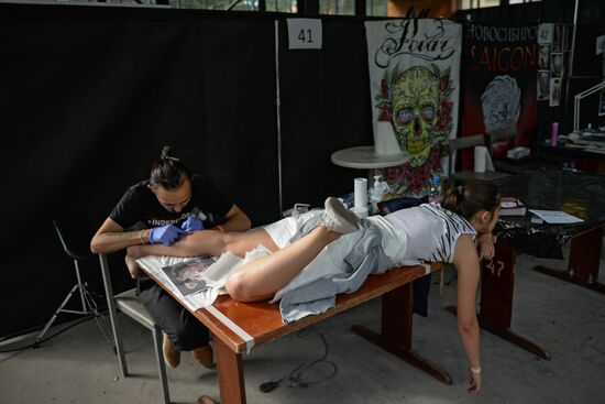 Tattoo festival in Novosibirsk