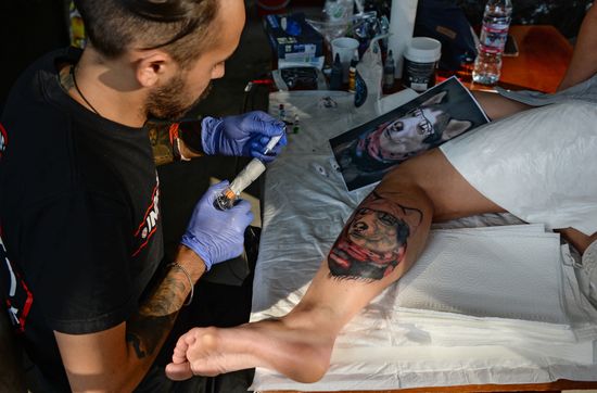 Tattoo festival in Novosibirsk