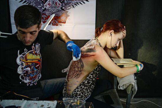 Tattoo festival in Novosibirsk