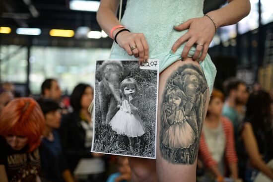 Tattoo festival in Novosibirsk