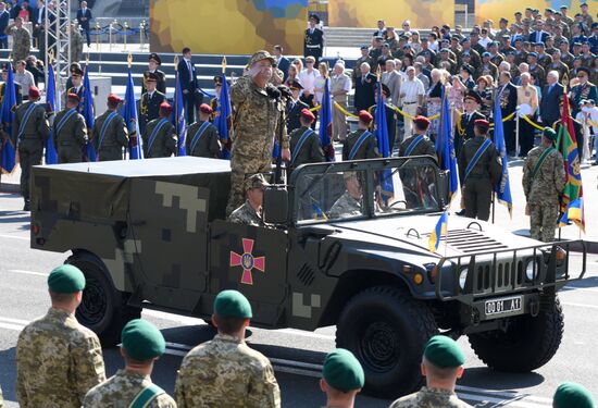 March on Independence Day in Kiev