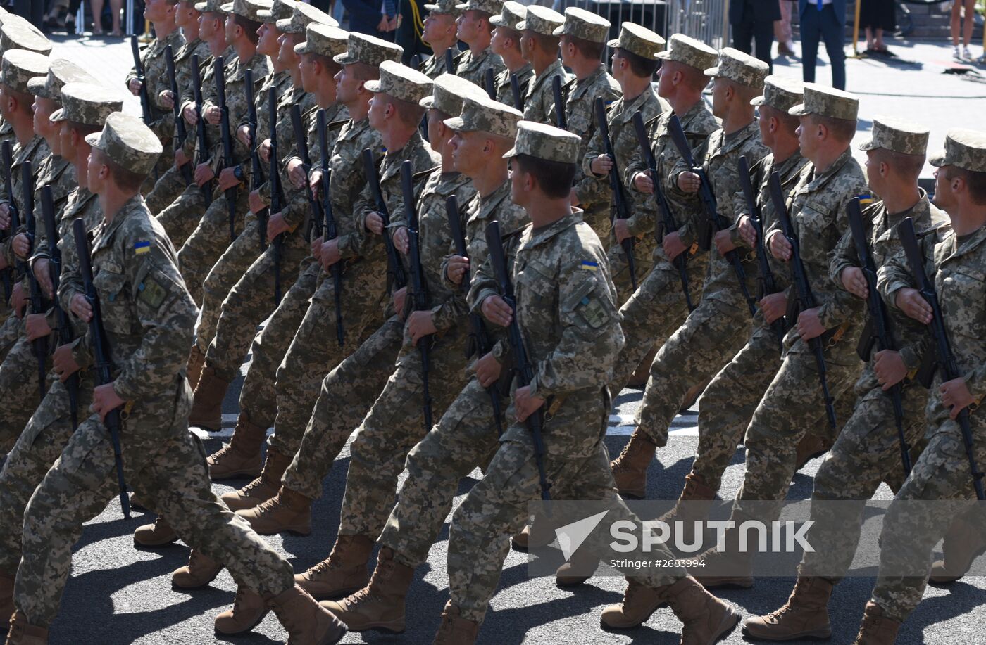 March on Independence Day in Kiev