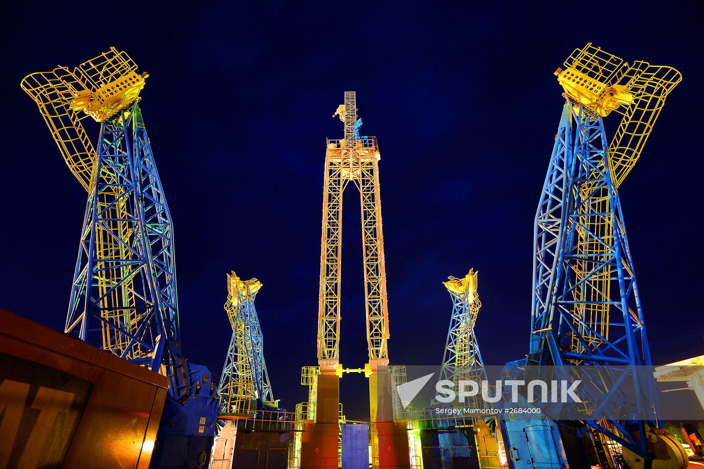 Construction of Vostochny space center in Amur Region