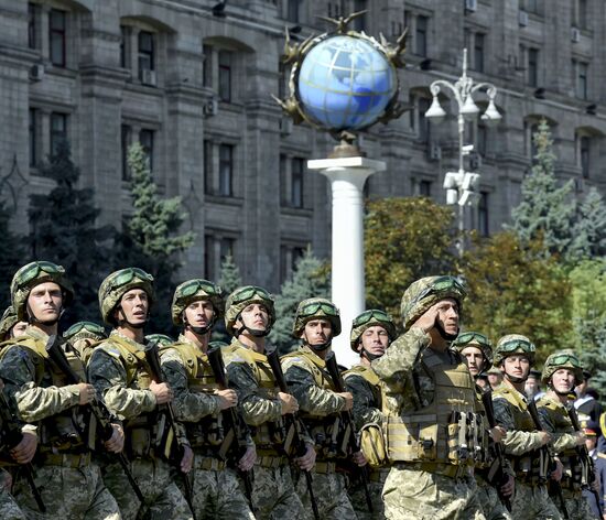 March on Independence Day in Kiev