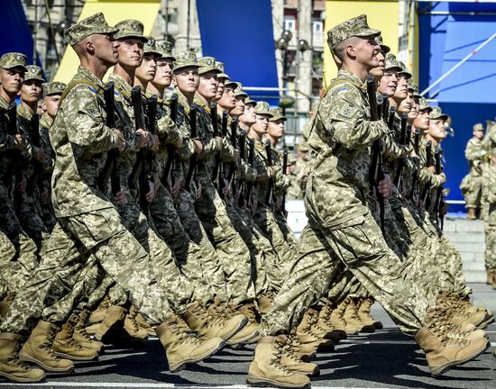 March on Independence Day in Kiev