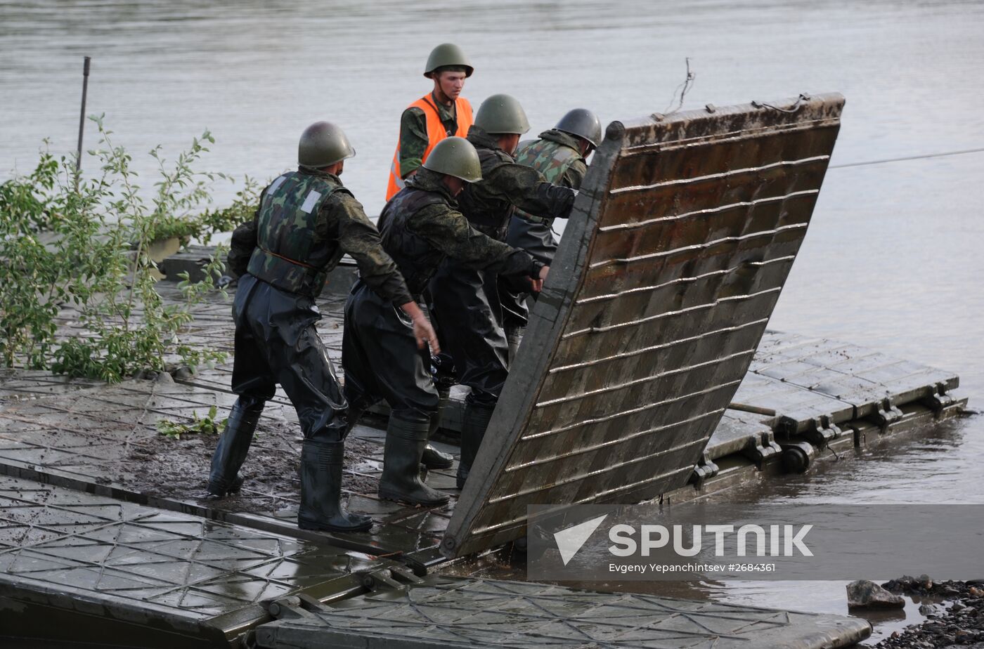 Russian-Mongolian military exercises "Selenga-2015" in Trans-Baikal Territory