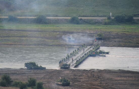 Russian-Mongolian military exercises "Selenga-2015" in Trans-Baikal Territory