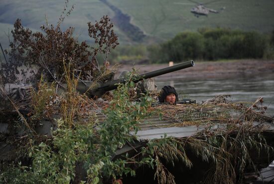 Russian-Mongolian military exercises "Selenga-2015" in Trans-Baikal Territory