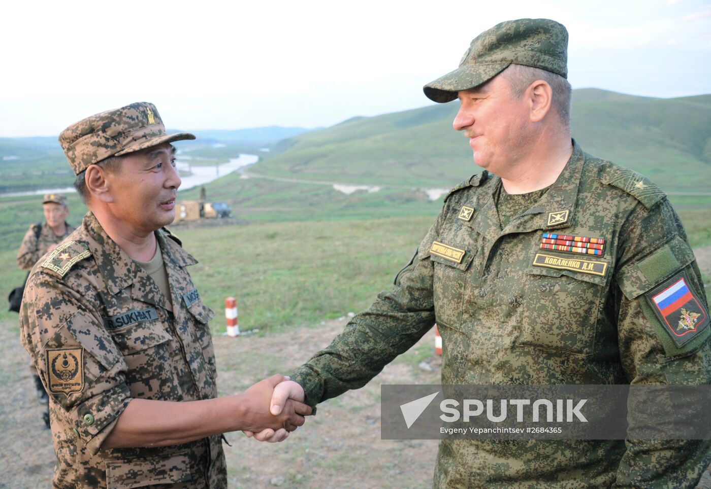 Russian-Mongolian military exercises "Selenga-2015" in Trans-Baikal Territory