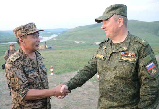 Russian-Mongolian military exercises "Selenga-2015" in Trans-Baikal Territory