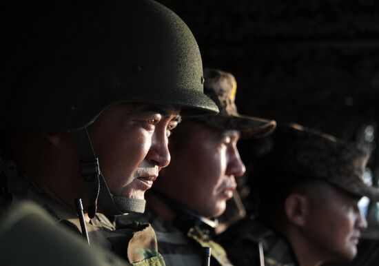 Russian-Mongolian military exercises "Selenga-2015" in Trans-Baikal Territory