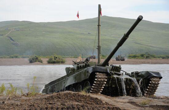 Russian-Mongolian military exercises "Selenga-2015" in Trans-Baikal Territory