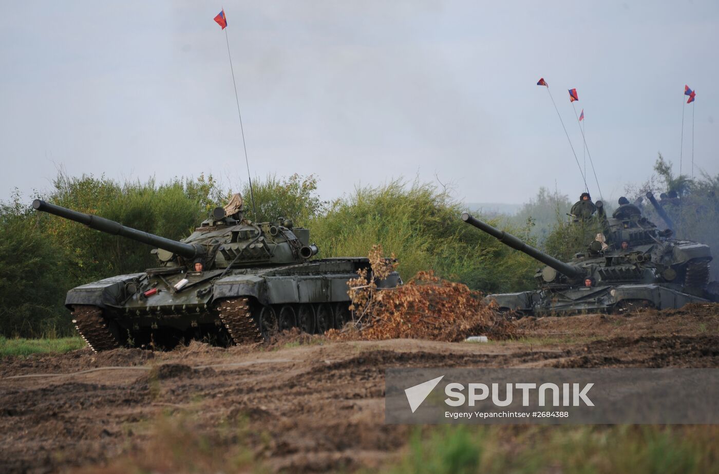 Russian-Mongolian military exercises "Selenga-2015" in Trans-Baikal Territory