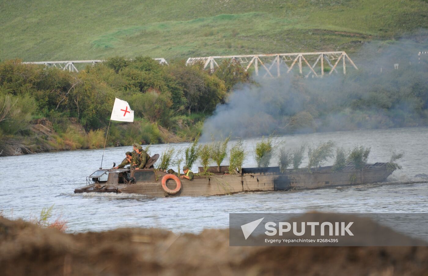 Russian-Mongolian exercise 'Selenga 2015' in the Trans-Baikal Territory