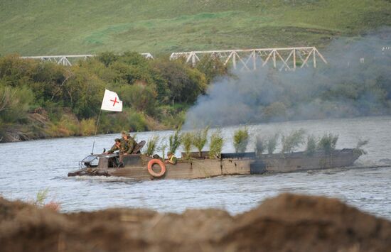 Russian-Mongolian exercise 'Selenga 2015' in the Trans-Baikal Territory