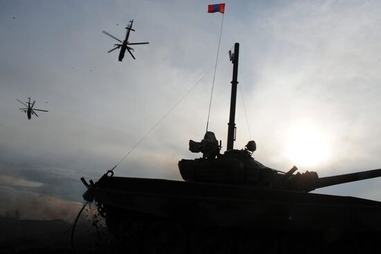 Russian-Mongolian exercise 'Selenga 2015' in the Trans-Baikal Territory