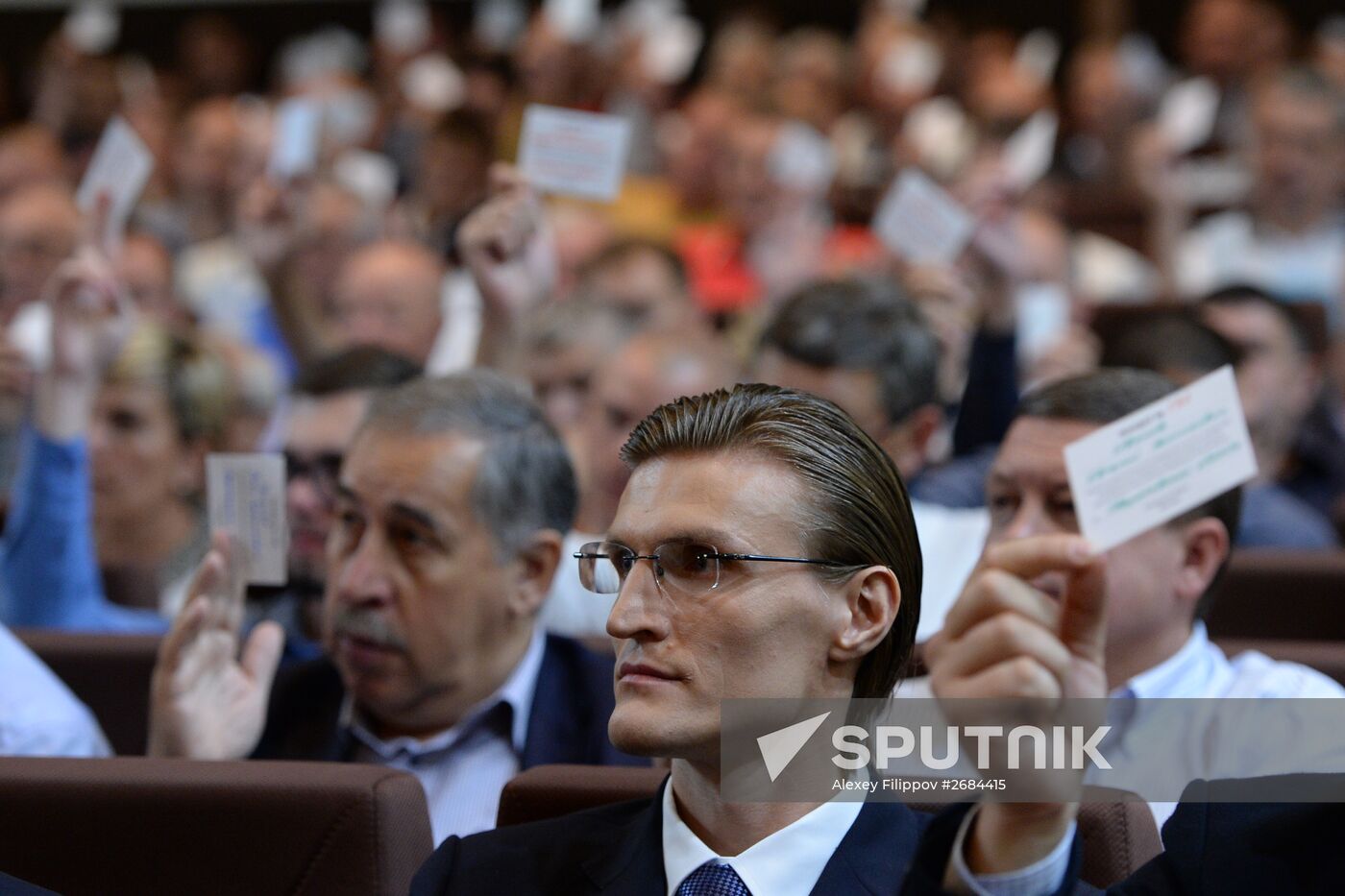 Electing the President of the Russian Basketball Federation