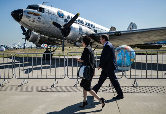 International Aerospace Salon (MAKS 2015) opens near Moscow