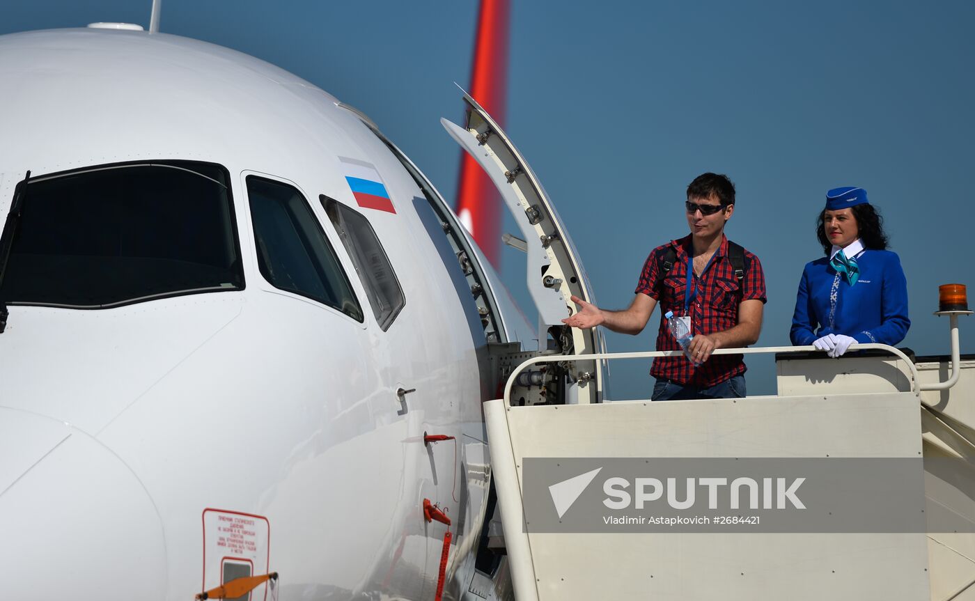International Aerospace Salon (MAKS 2015) opens near Moscow