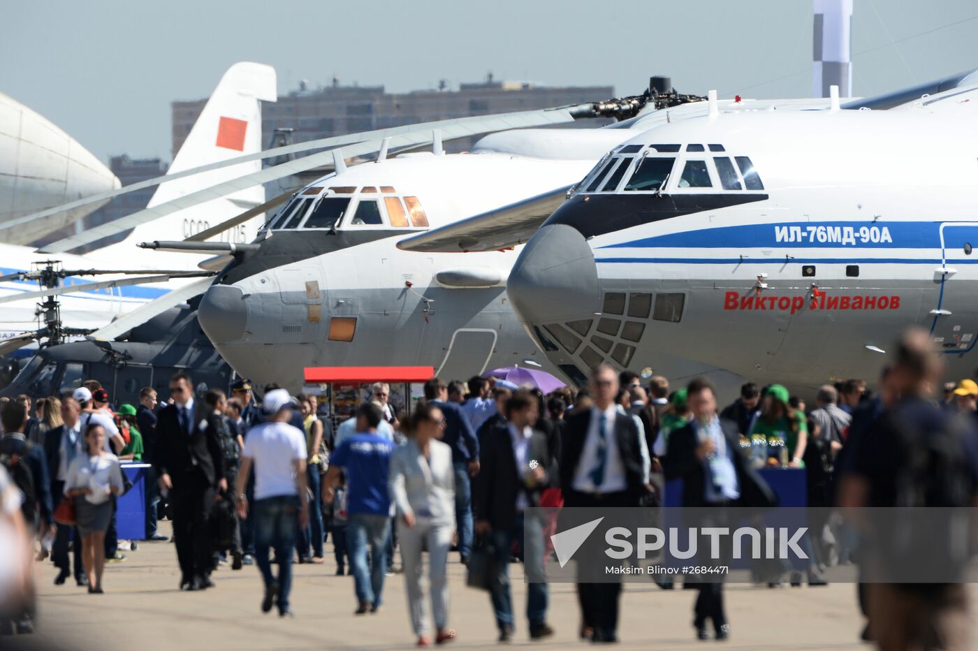 International Aerospace Salon (MAKS 2015) opens near Moscow