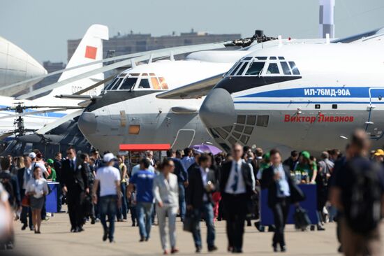 International Aerospace Salon (MAKS 2015) opens near Moscow