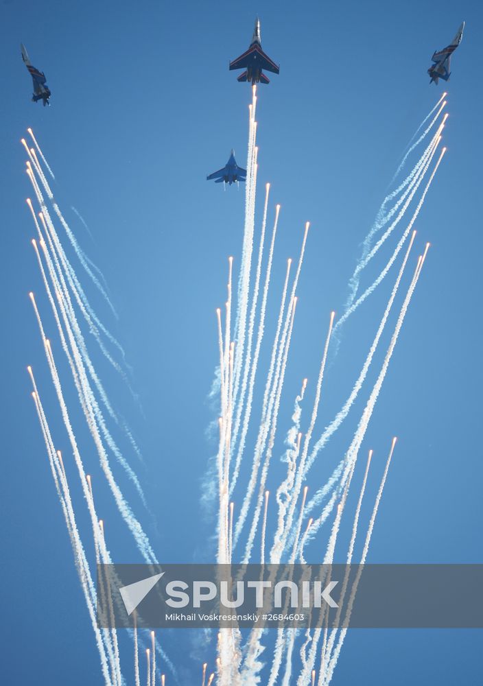 International Aerospace Salon (MAKS 2015) opens near Moscow