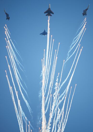 International Aerospace Salon (MAKS 2015) opens near Moscow