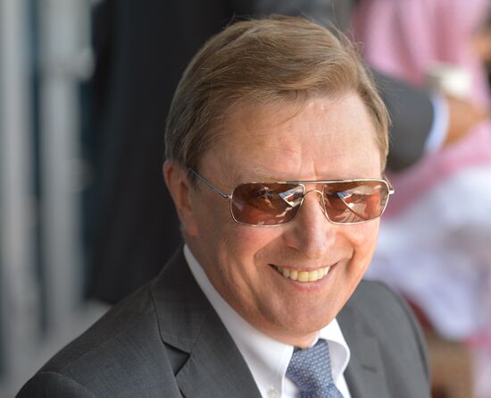 Russian President Vladimir Putin visits the International Aerospace Salon (MAKS 2015)