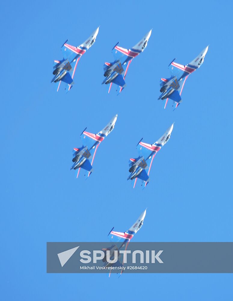 International Aerospace Salon (MAKS 2015) opens near Moscow