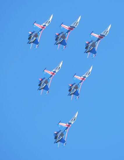 International Aerospace Salon (MAKS 2015) opens near Moscow